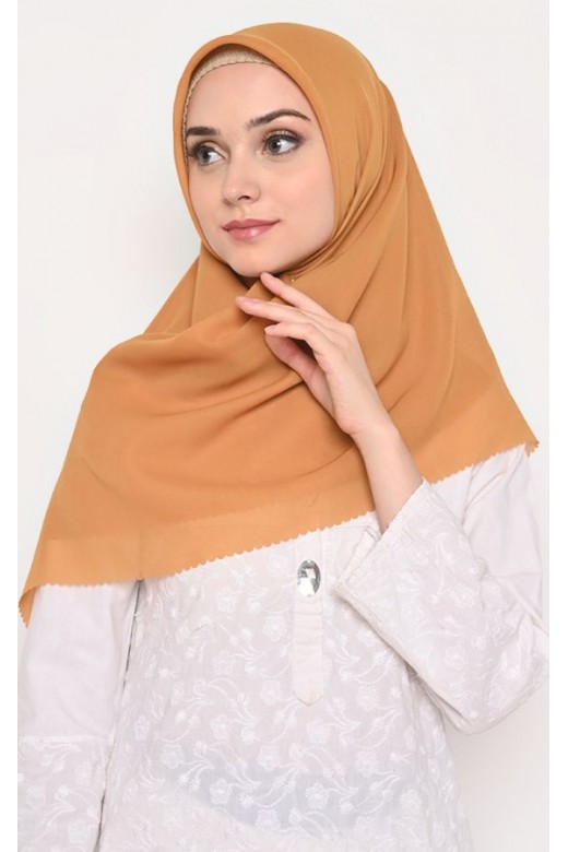 Segi Empat Lasercut Double Haikon Gold